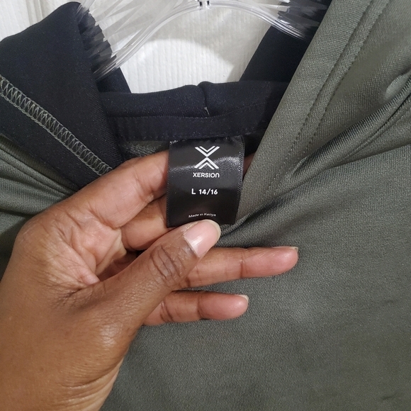 Xersion Boys Hoodie Green Size L 14/16 - Picture 6 of 6